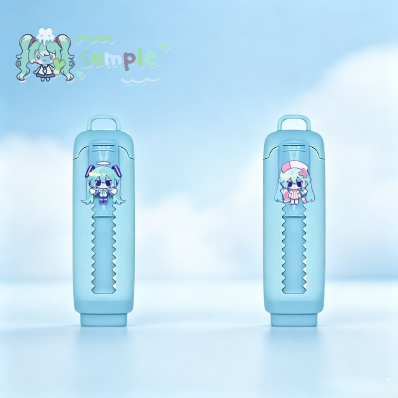 Erased Anime Merchandise - Hatsune Miku cute cartoon student push-pull
