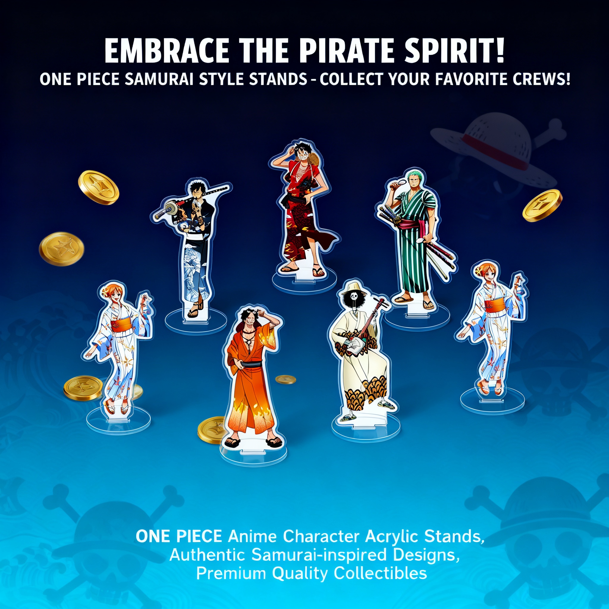 Luffy Anime Merchandise - Anime Acrylic Stand Figure One Piece