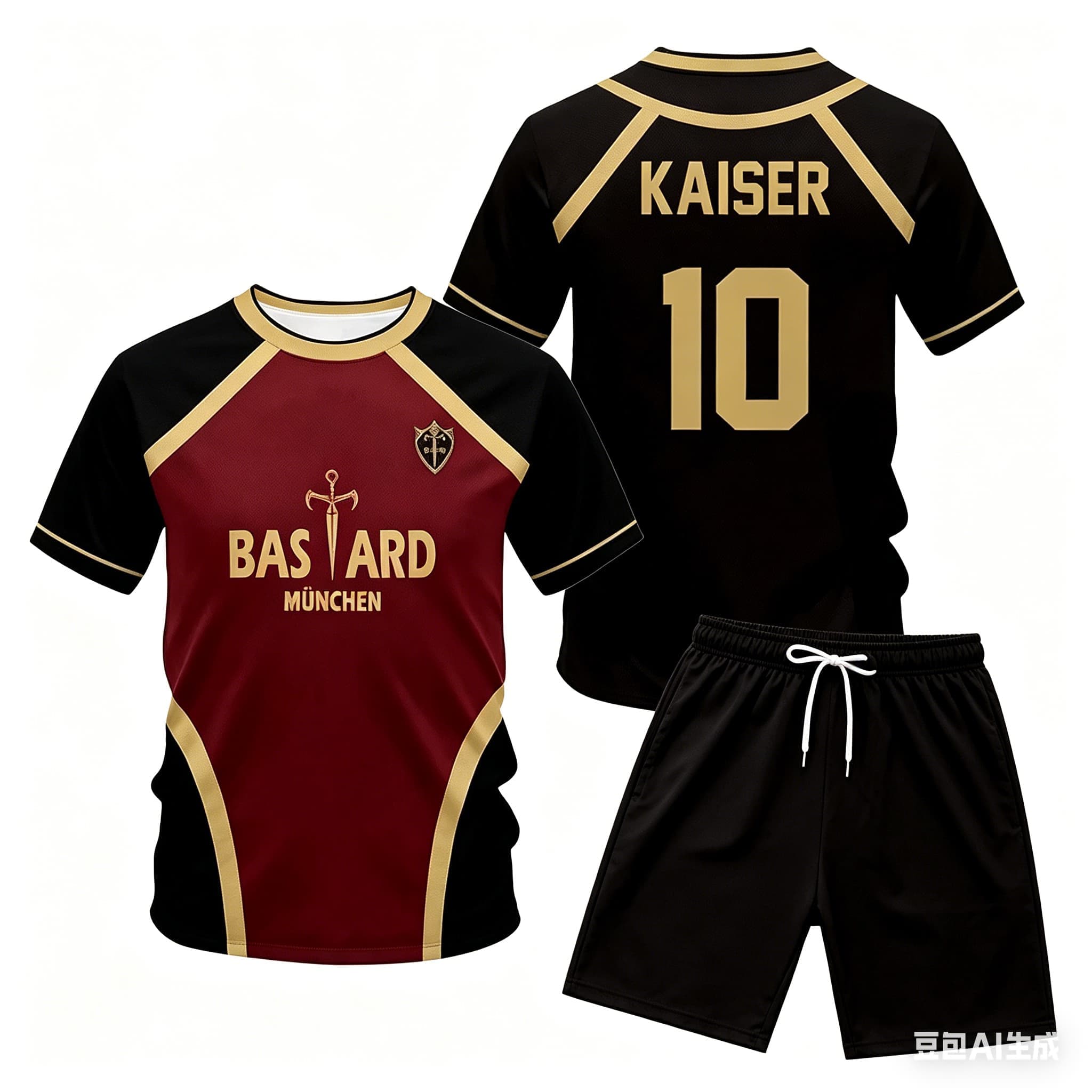Anime Merchandise - Anime Kaiser Jersey Set Japanese Anime