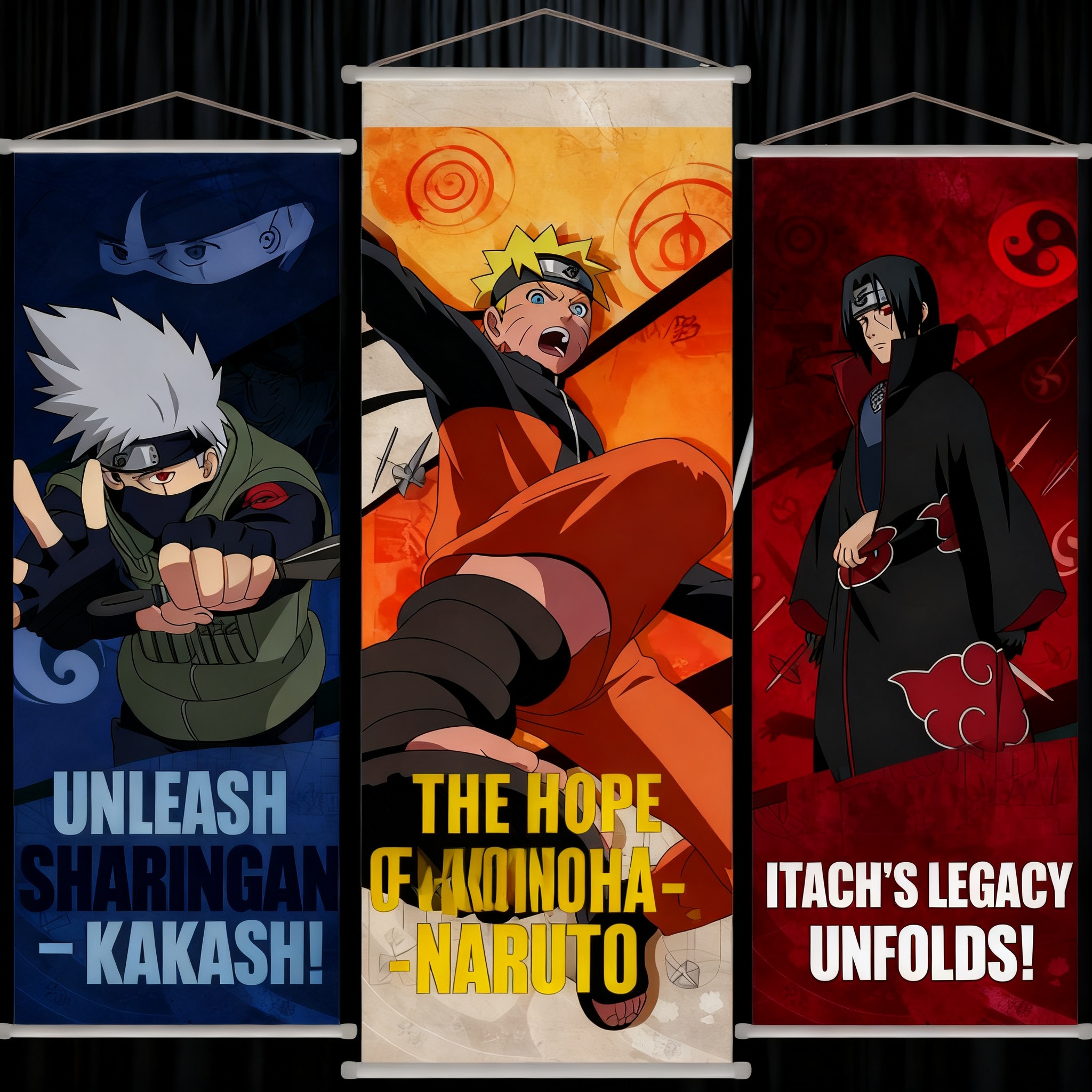 Anime Merchandise Naruto - Naruto Anime Uzumaki Long Scroll Wall