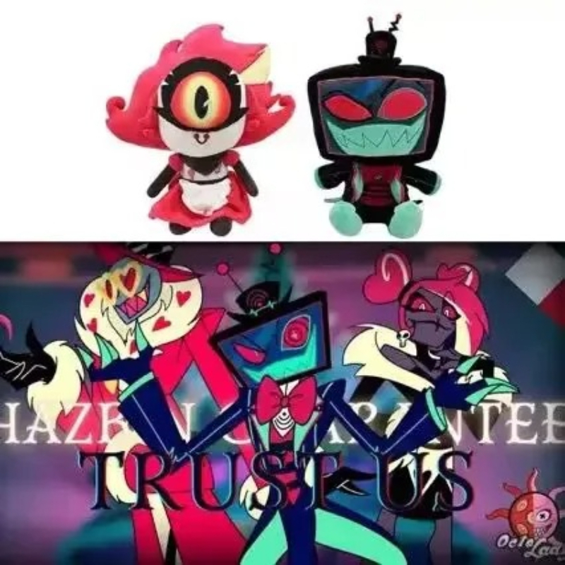 NEW Hazbin Hotel Plush Toys Fu – Anime Merchandise Plush Toys recenzja i cena