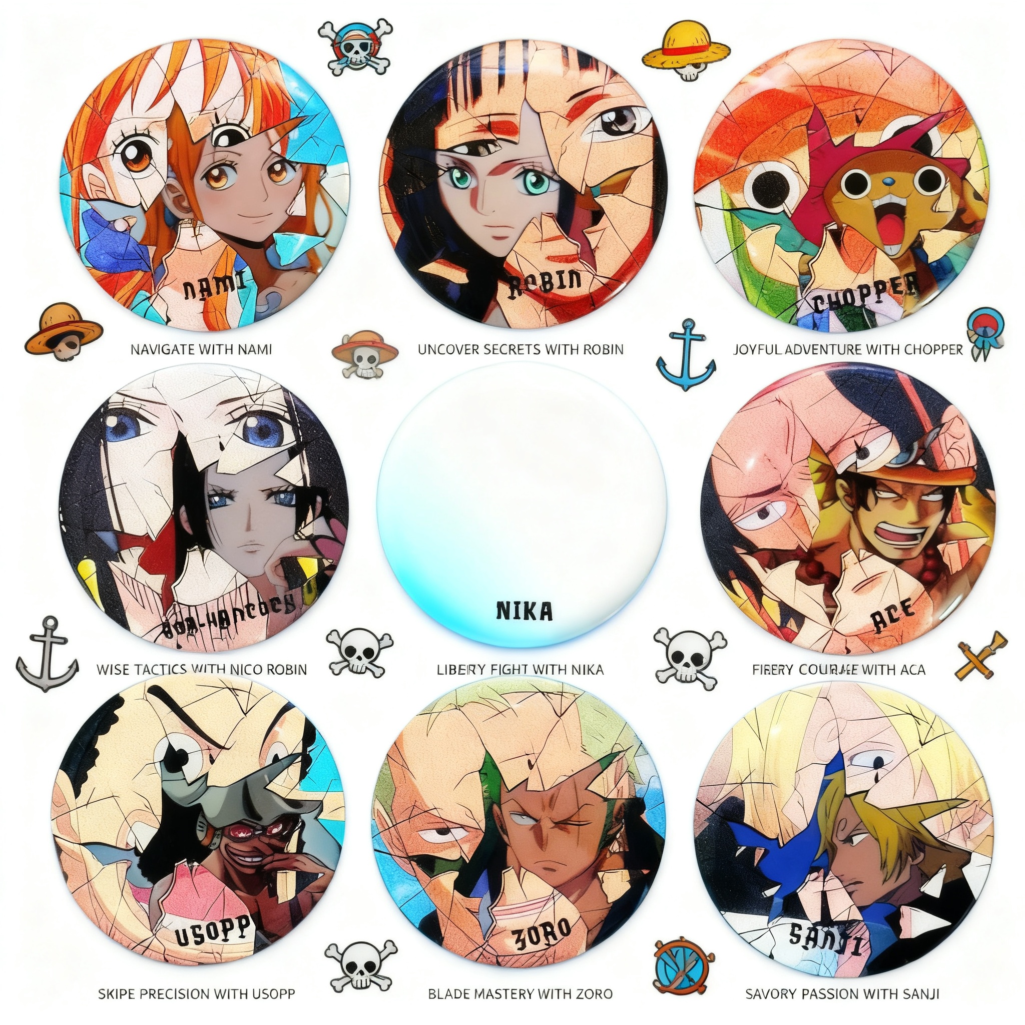 One Piece Anime Badge Luffy Zo – Luffy Anime Merchandise recenzja i cena