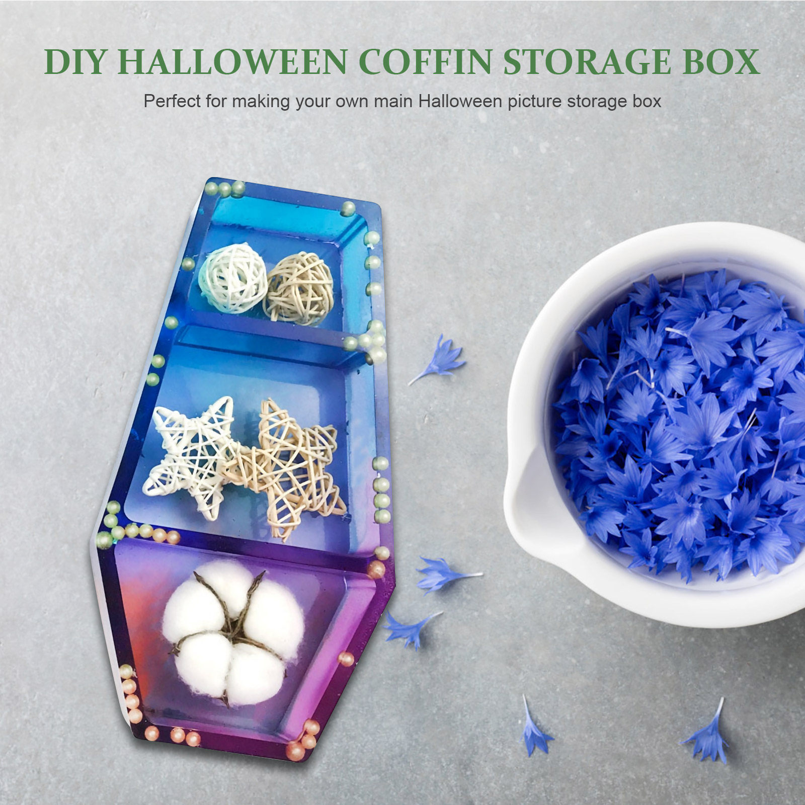 Halloween Coffin Shape Silicon – Figure Display Box recenzja i cena