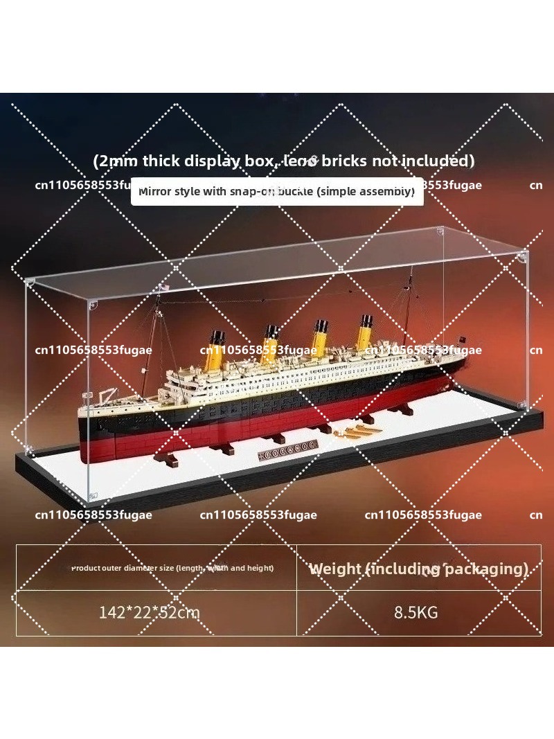 Suitable for 10294 Titanic mod – Figure Display Box recenzja i cena