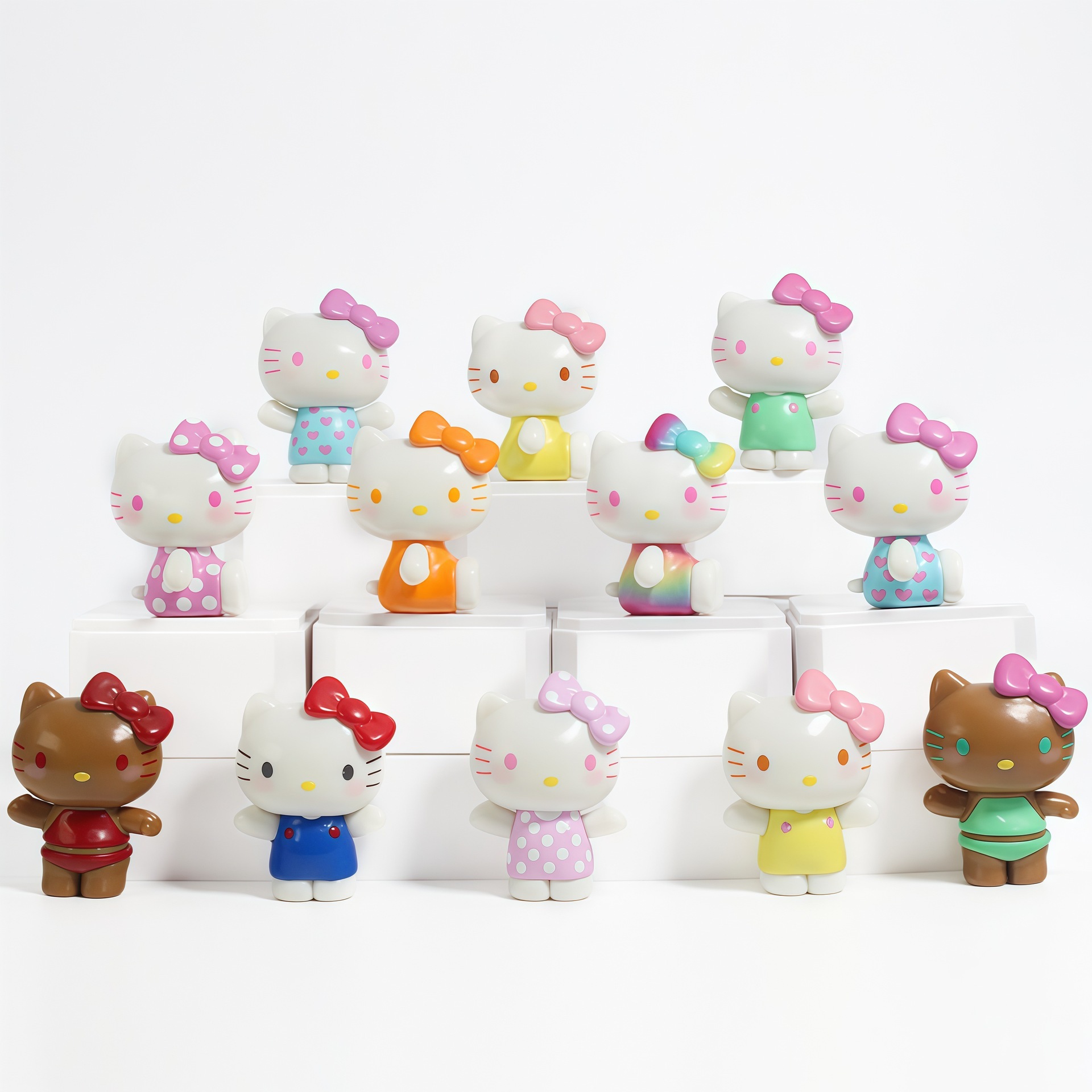Hello Cat Summer Rainbow Serie – Figure Display Box recenzja i cena