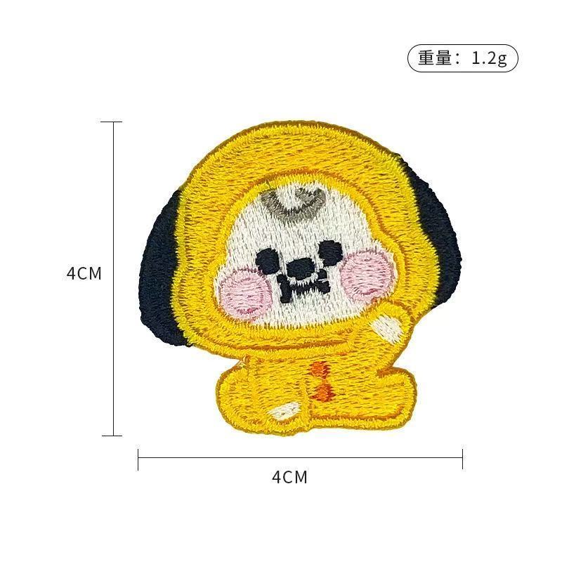 BT21 cartoon cute embroidered  – Anime Merchandise Wholesale recenzja i cena