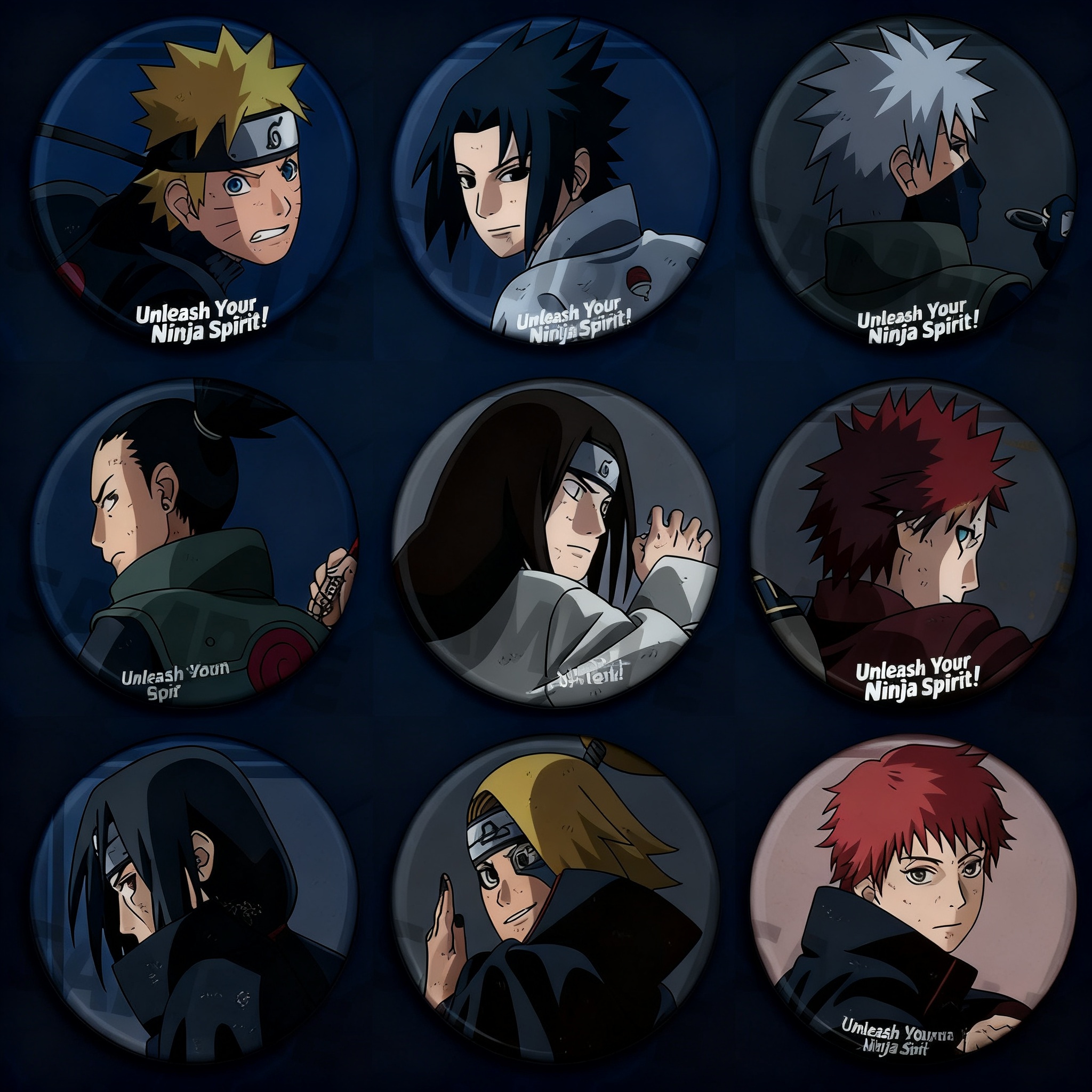 Naruto Anime Badge Pin Set Shi – Anime Merchandise Naruto recenzja i cena